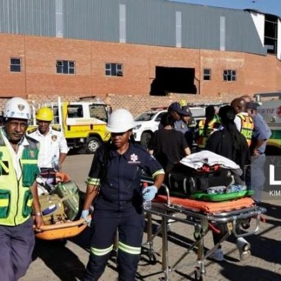 Número de mortos no desabamento de edifício na África do Sul sobe para nove