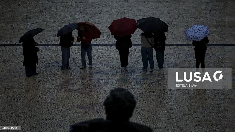 Aviso amarelo para precipitação em Beja, Faro, Lisboa e Setúbal