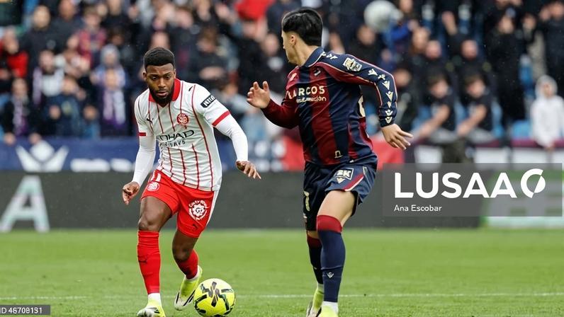 Levante, de Luís Castro, cede empate com Girona nos descontos na Liga espanhola