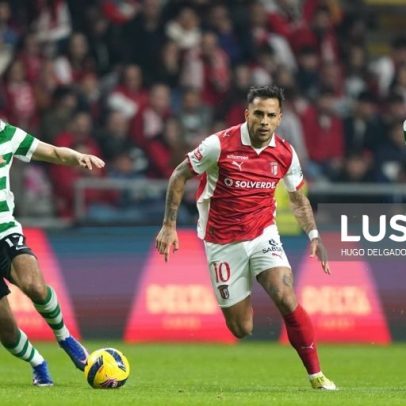 Braga salva empate nos descontos frente ao Sporting