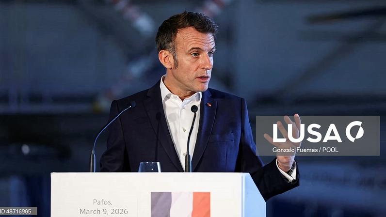 Macron afirma que “atacar Chipre é atacar a Europa” e envia mais oito fragatas