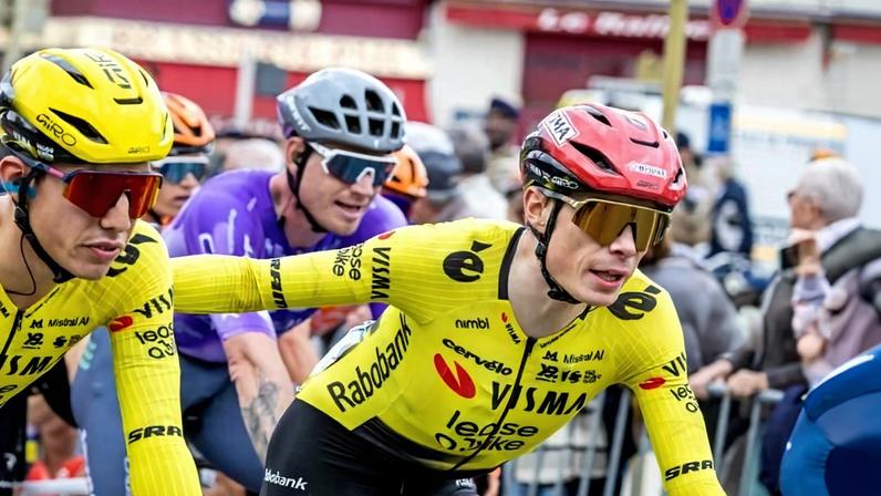 Vingegaard veste de amarelo no meio do caos da quarta etapa do Paris-Nice