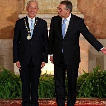 Marcelo Rebelo de Sousa recebe grande-colar da Ordem da Liberdade