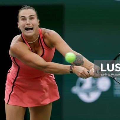 Sabalenka vence Indian Wells após salvar match point
