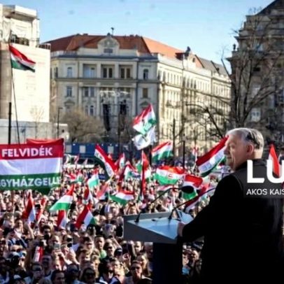 Orbán e líder da oposição trocam acusações em comícios rivais na Hungria