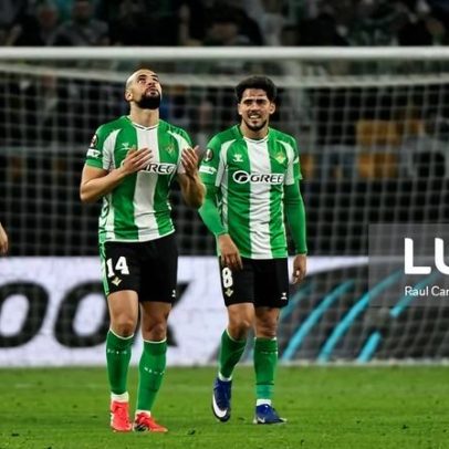 Betis enfrenta o Sporting de Braga nos quartos de final da Liga Europa