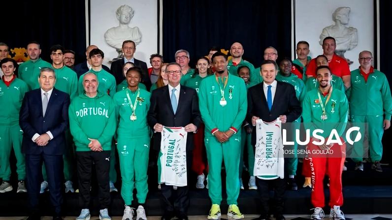 Presidente da República condecorou medalhados dos Mundiais de pista coberta