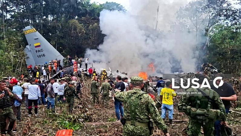 Pelo menos oito mortos e mais de 70 feridos na queda de avião militar no sul da Colômbia