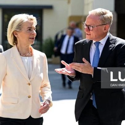 Von der Leyen defende acordo com a Austrália frente a um mundo mais conflituoso