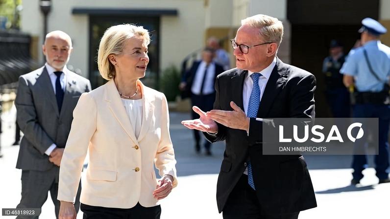 Von der Leyen defende acordo com Austrália em resposta a mundo mais conflituoso
