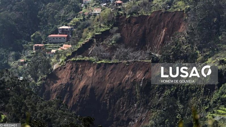 Família pode ser retirada de casa devido a grande derrocada na Madeira