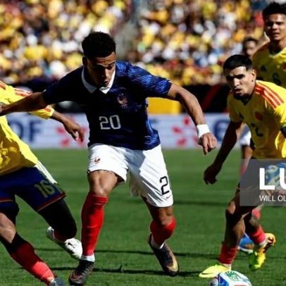 Colômbia perde com França em jogo em que França se destaca