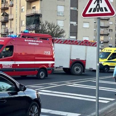 Mulher atropelada numa passadeira em Mirandela fica em estado grave