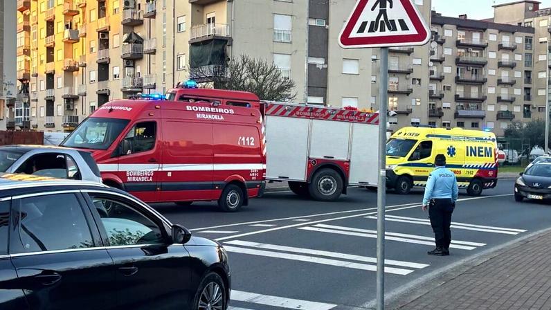 Mulher atropelada numa passadeira em Mirandela fica em estado grave