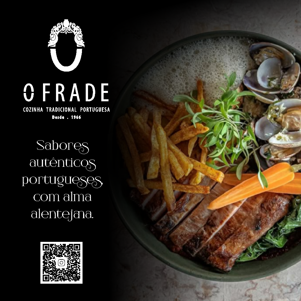 O Frade - Sabores autênticos portugueses com alma alentejana.