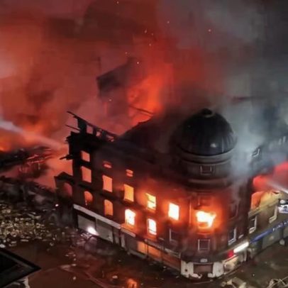Estação Central de Glasgow encerrada por incêndio nas proximidades