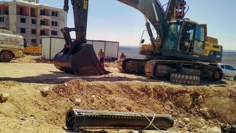 Fragmentos de míssil caíram em campos em Gaziantep