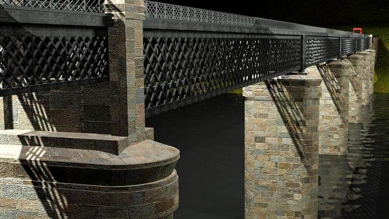 Infografia em 3D reproduz a queda da ponte de Entre-os-Rios