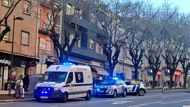 Polícia mobilizou meios para a Avenida da Liberdade