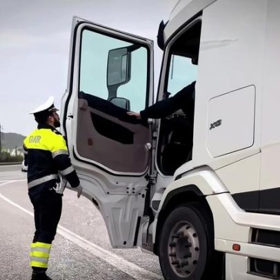 Motorista detido por usar tacógrafo de outro condutor na ponte Vasco da Gama
