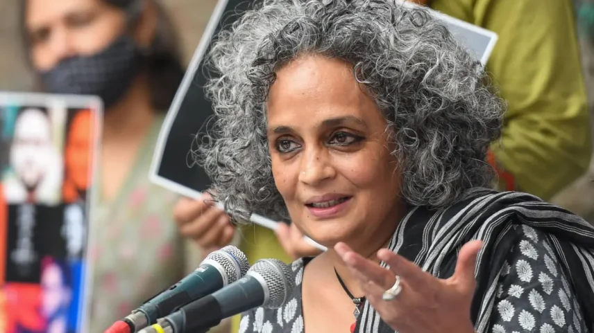 A escritora e ativista indiana Arundhati Roy