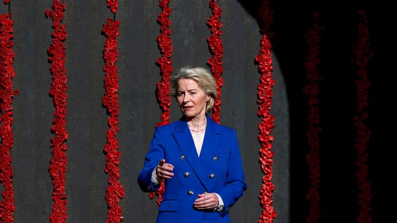 A presidente da Comissão Europeia, Ursula von der Leyen