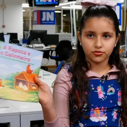 Laura Victoria, menina de oito anos que escreve livros