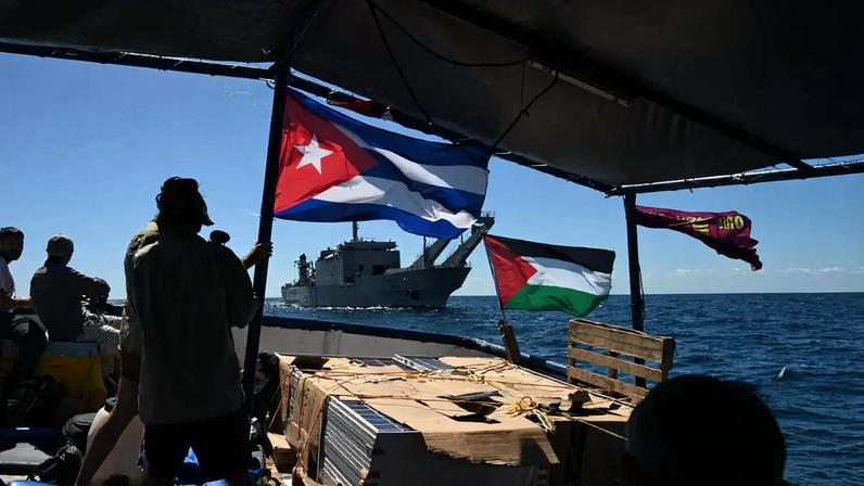 Os veleiros fazem parte de uma missão que levou 50 toneladas de suprimentos médicos, alimentos, painéis solares e outros bens para apoiar o povo cubano