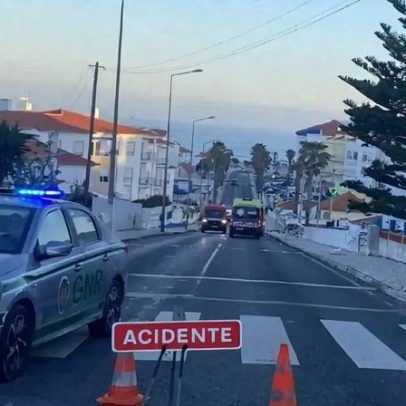 Despiste na Ericeira resulta na morte de dois homens no centro da vila