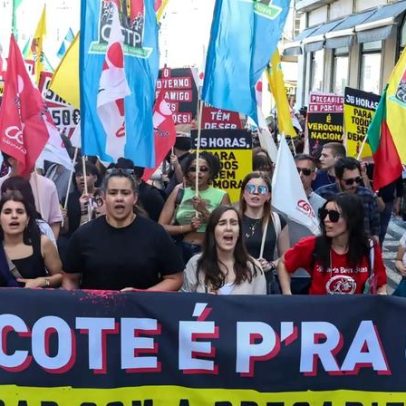 Centenas de jovens protestam contra pacote laboral e precariedade persistente