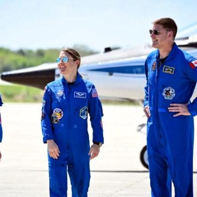 Quatro astronautas partem numa histórica missão à Lua