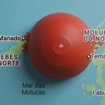 Indonésia emite alerta de tsunami após terremoto de 7,4