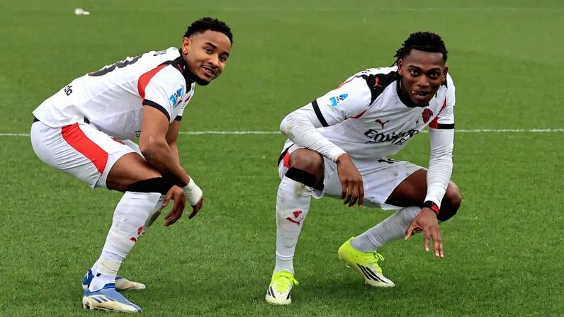 Rafael Leão marca na vitória do AC Milan sobre a Cremonese