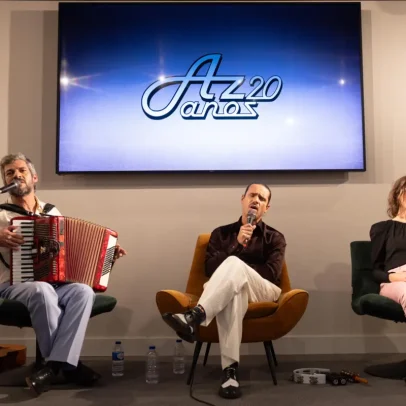 Os Azeitonas em direto na Redação JN