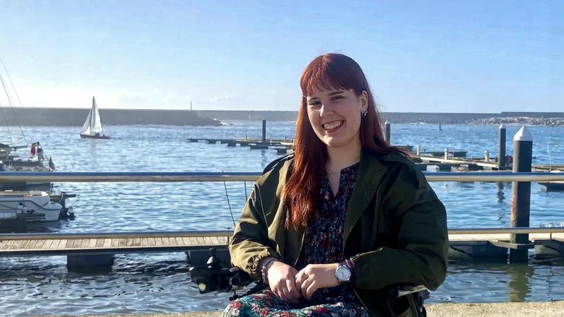 Matilde descobriu a vela no Secundário. Em competição, sente a adrenalina que não sentia noutras modalidades