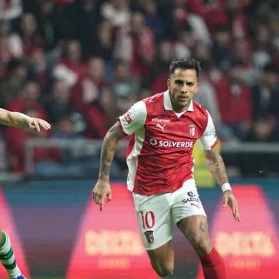 Zalazar garante empate do Braga frente ao Sporting no final