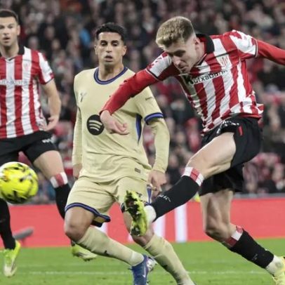 Barcelona, com Cancelo, vence em Bilbao e amplia vantagem para quatro pontos