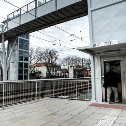 Elevadores para atravessar a linha na Granja e na Aguda geram críticas