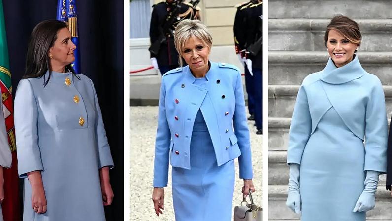 Margarida Maldonado Freitas, Brigitte Macron e Melania Trump