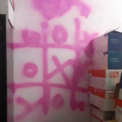 Assaltante traído por tinta usada para marcar gado com brucelose