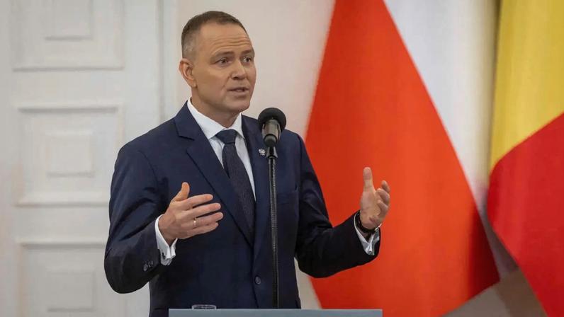 O presidente polaco, Karol Nawrocki