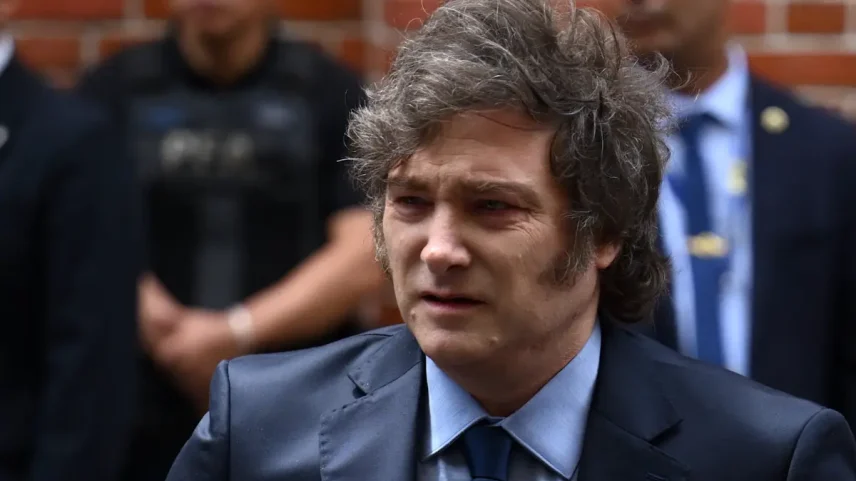 O presidente da Argentina, Javier Milei