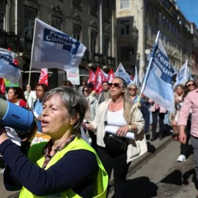 500 pessoas em Lisboa exigem aumentos no setor público