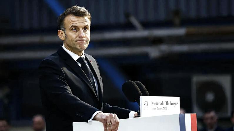 O presidente francês Emmanuel Macron