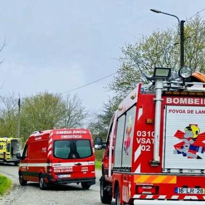 Colisão na Póvoa de Lanhoso deixa mulher gravemente ferida