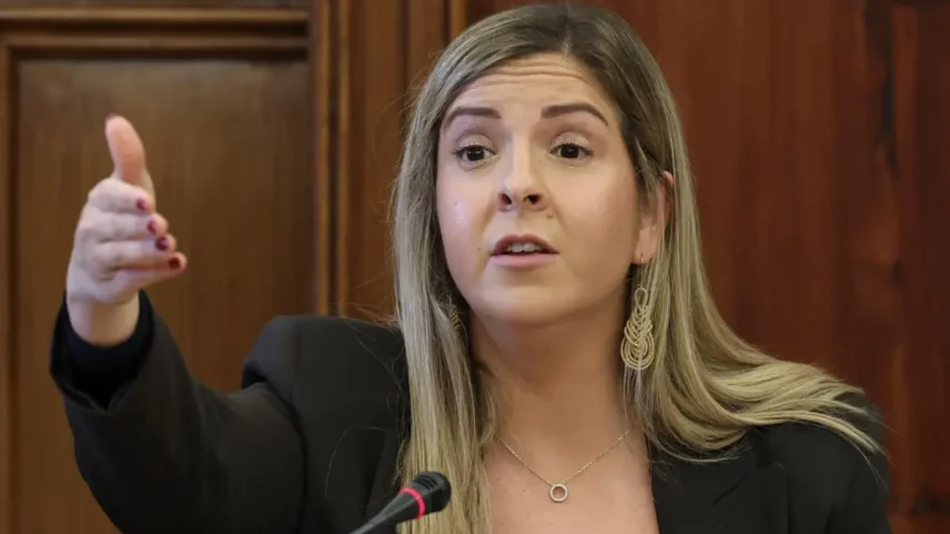 A ministra da Cultura, Juventude e Desporto, Margarida Balseiro Lopes