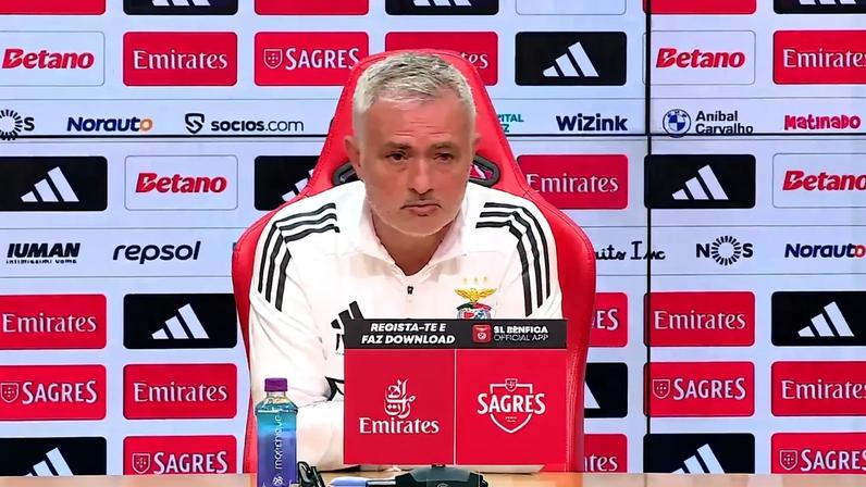 Mourinho e o pedido de Lopes Cabral a Vini Jr.: «Não acho criticável, mas seria evitável»