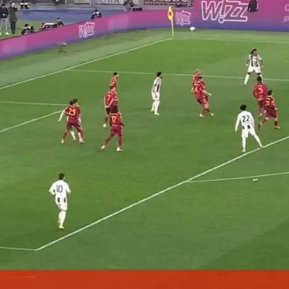 Francisco Conceição faz golaço no Roma-Juventus com remate de primeira