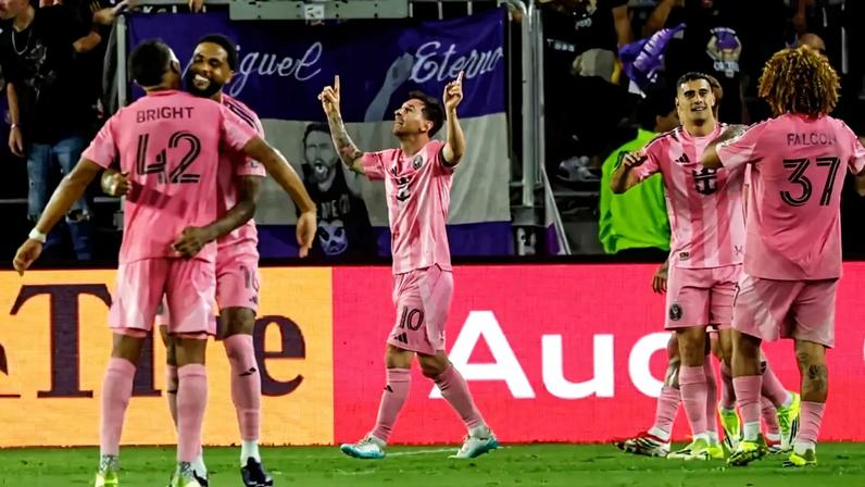 Messi faz bis na reviravolta do Inter Miami em Orlando