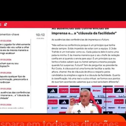 Mourinho fala em classificação virtual e Neemias Queta brilha na NBA